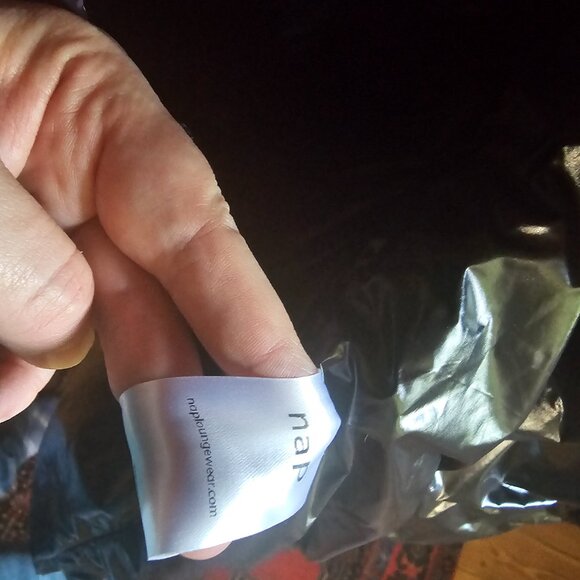 purple Nap down coat L - Picture 3 of 4